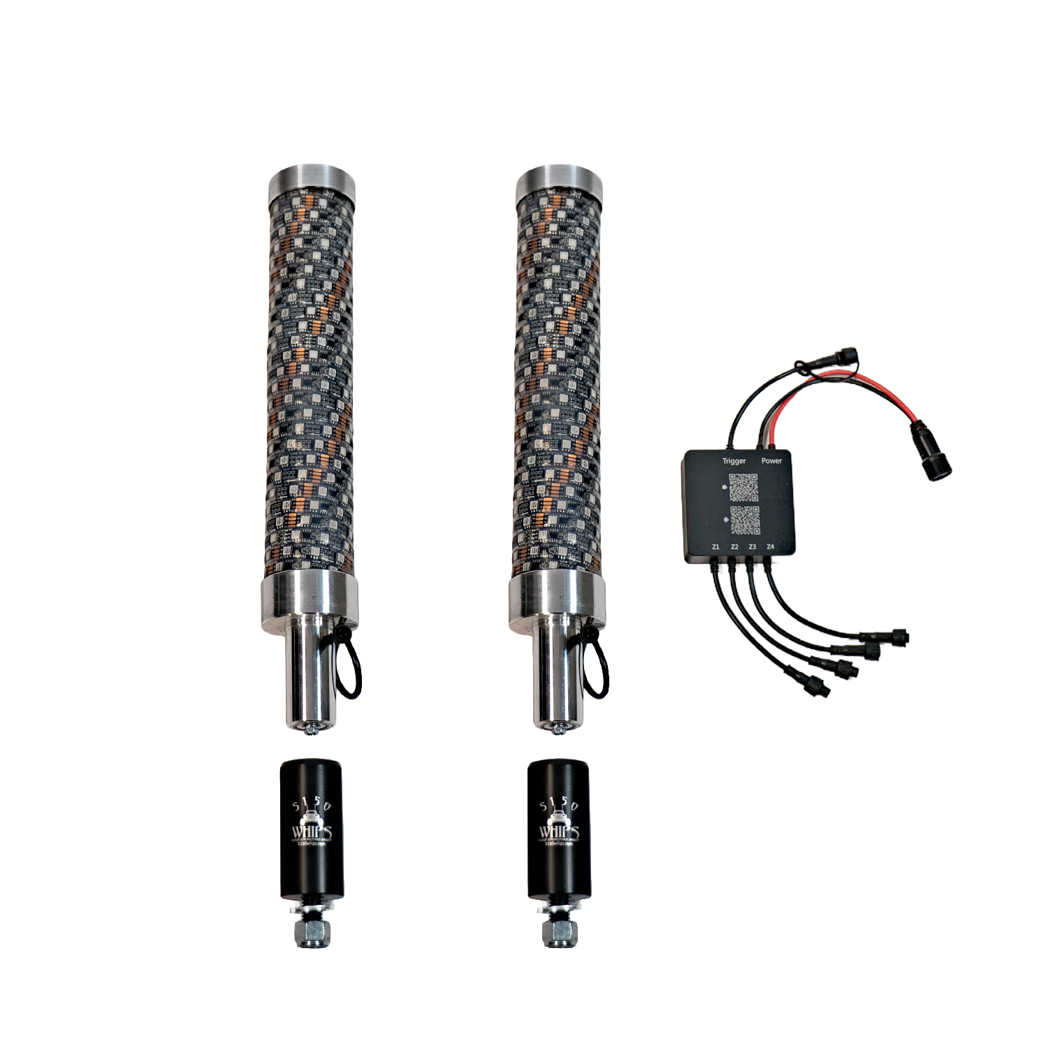 187 NiteStik Fat LED Whips – Pair