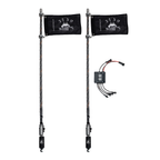 187 Platinum LED Whips – Pair