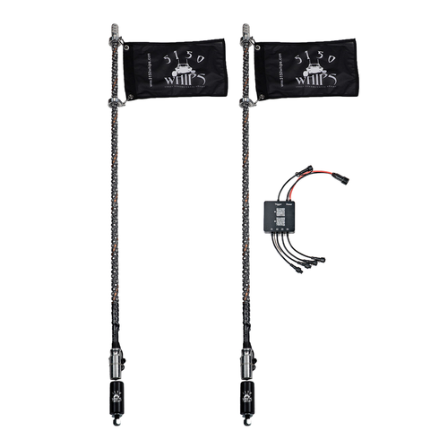 アクセサリー WHIP 187 Platinum LED Whips – Pair – 5150 Whips