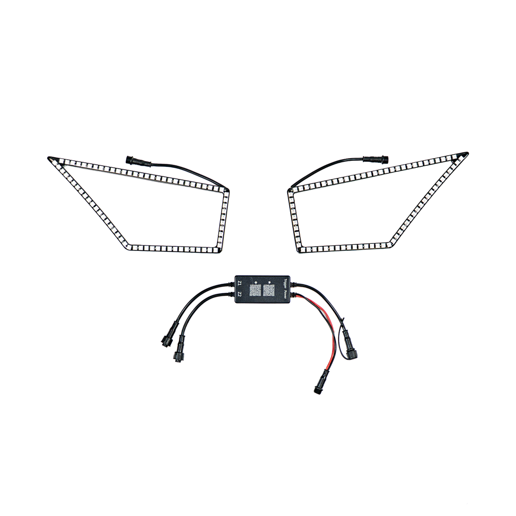 187 Style Kawasaki KRX Halos w/ Control Harness