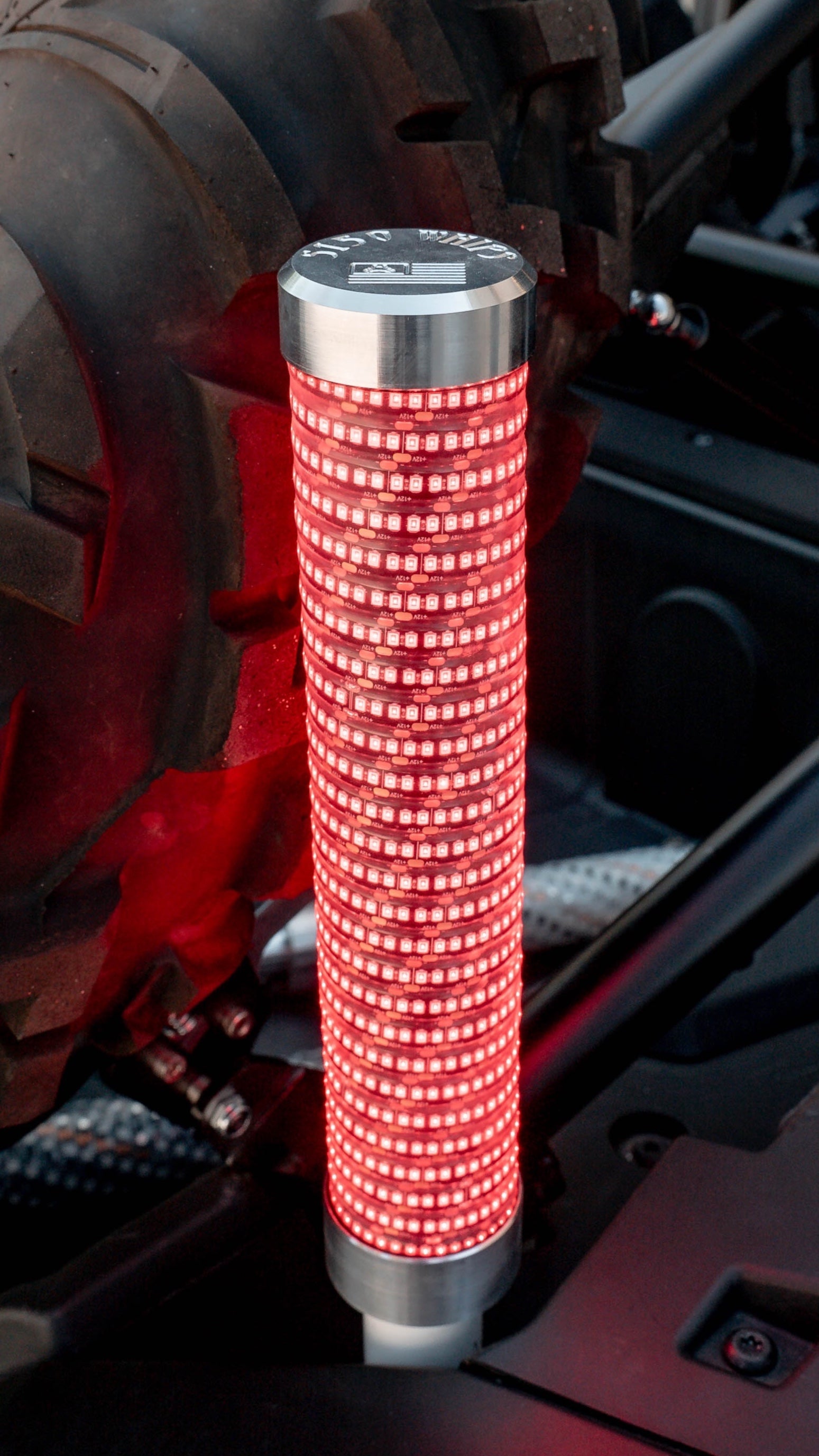 Hyper Color NiteStik LED Fat Whip – Single – Whip Only – 5150 Whips