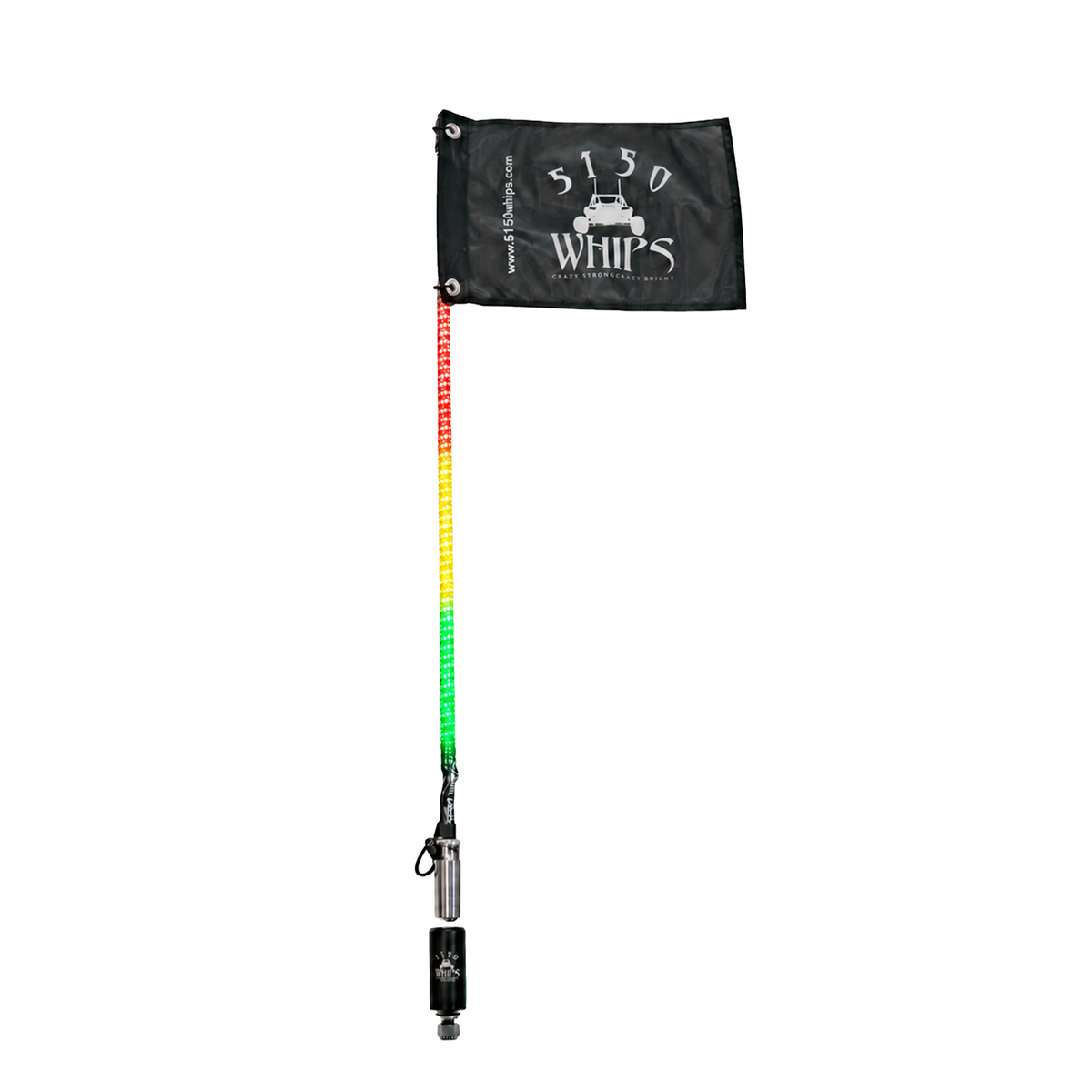 Hyper Color LED Whip – Red Gold Green
