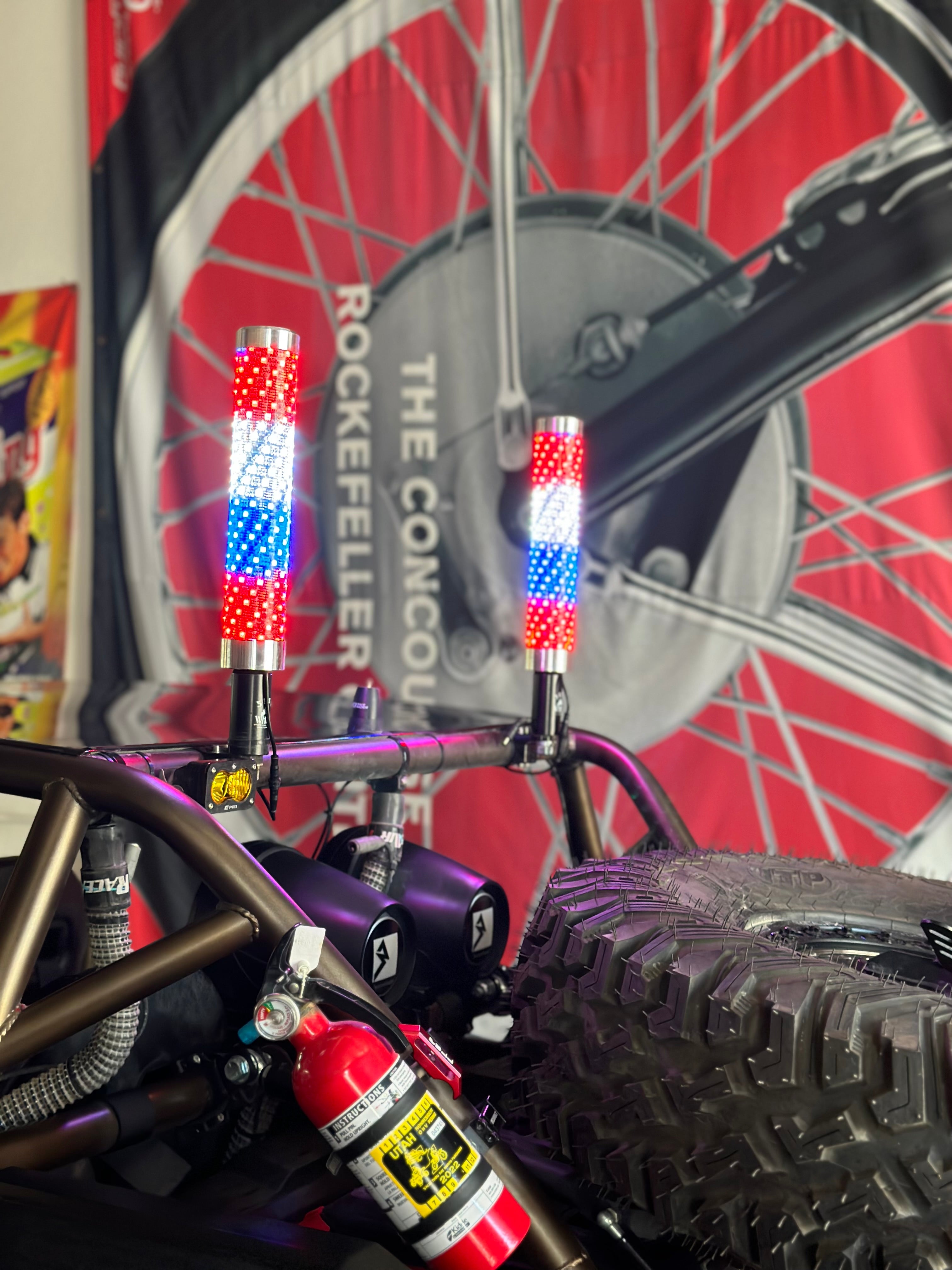 187 NiteStik Fat LED Whips – Pair