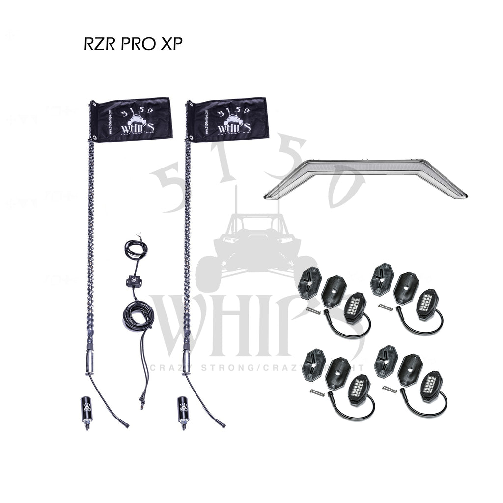RZR Pro XP / Pro R / Turbo R Lighting Kit - 5150 Whips