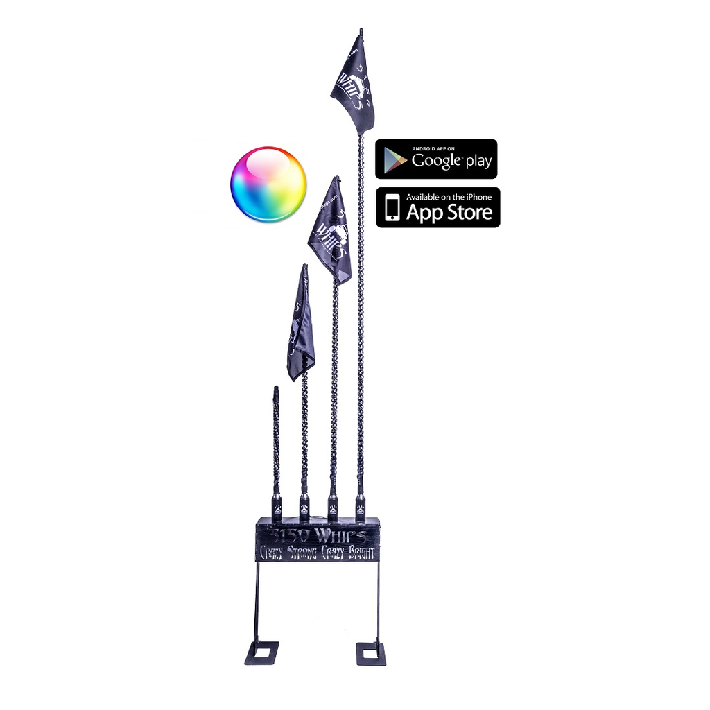 Standard LED Whip – App Control – Whip Only