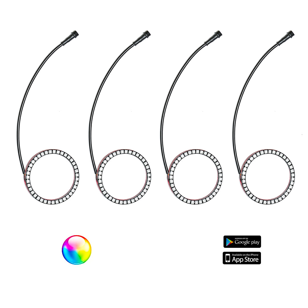 UTV LED HALOS and FANGS by 5150 Whips 5150 Whips Inc.