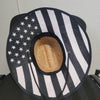 Custom Straw Hat - American Flag